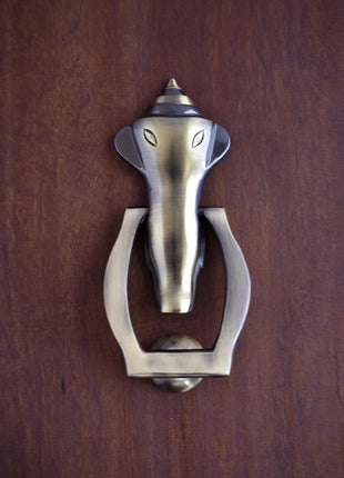 Lord Ganesha Decorative Antique Brass Door Knocker