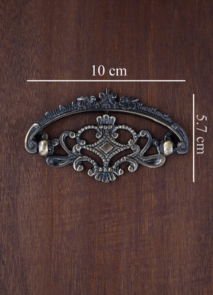 Traditional Design Small Antique Brass Door Handle