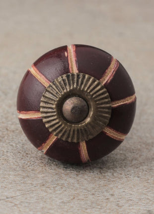 Brown Wooden knob-2