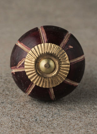 Brown Wooden knob-2