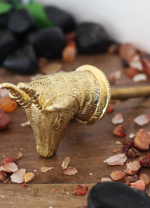Unique Deer Shape Solid Brass Metal Knob