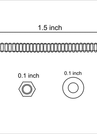 Set of 5 Screw (Size-1.5)