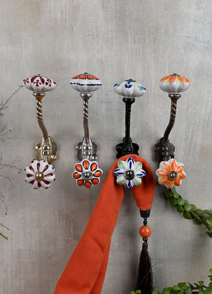 Assorted Handmade Different Design Ceramic Hook Ceramic Hangers