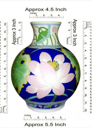 Masterpiece Collection - Blue, Green, Pink, Turquoise and Yellow Vase (Design 2)