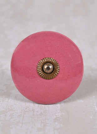 Thulian Pink Ceramic Kitchen Cabinet Knob