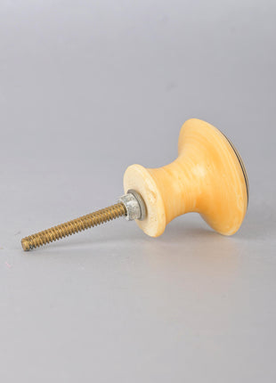 Yellow Ceramic Cabinet Knob