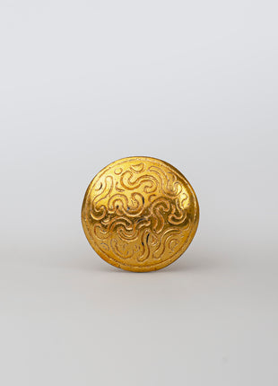 Round Cast Iron Metallic Knob