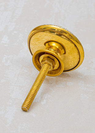 Brass Antique Round  Shape Cabinet Drawer Knob