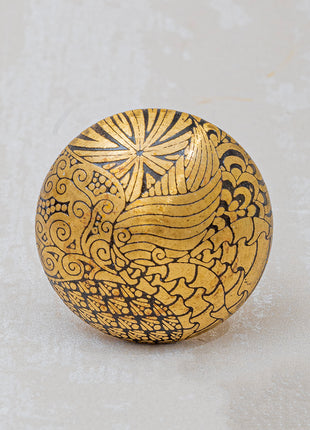 Brass Antique Round  Shape Cabinet Drawer Knob