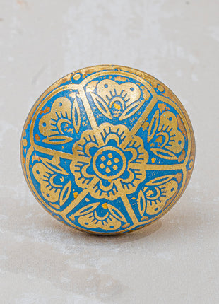 Brass Antique Unique Design Round  Shape Cabinet Drawer Knob