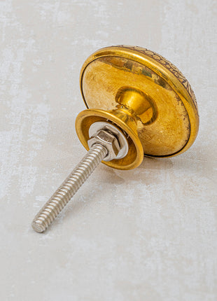 Brass Antique Round  Shape Cabinet Drawer Knob