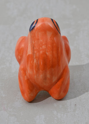 Orange frog Ceramic Cabinet knob