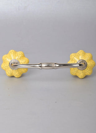 Yellow Ceramic Cabinet Pull