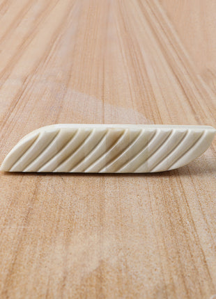 Natural Handmade Horn Bone Drawer Pull-Cream