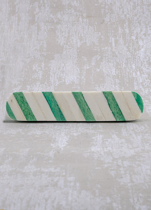 Natural Handmade Horn Bone Drawer Pull-Green White