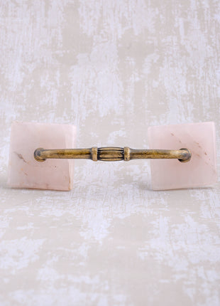 Agate Natural Gemstone Cabinet Furniture Pull - Pink