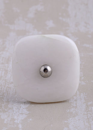 Agate Natural Gemstone Cabinet Furniture Knobs - White