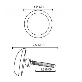 Round Metal Knob