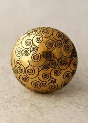 Brass Antique  Round Shape Cabinet Drawer Knob