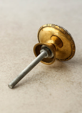 Brass Antique  Round Shape Cabinet Drawer Knob