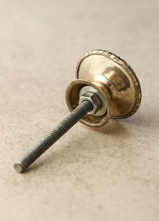 Silver Colored Metal knob Small
