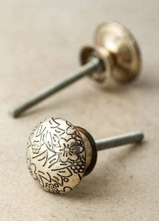 Silver Metal Drawer knob