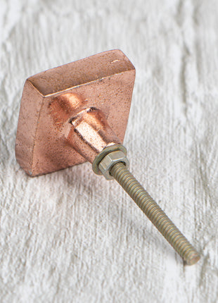 Square Copper Metal Knob