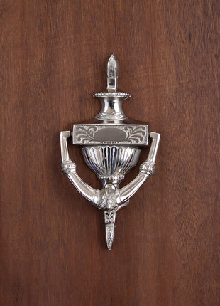 Decorative Silver Door Knocker