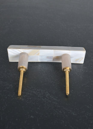Amazing Mother of Pearl Cabinet Pulls, Pulls for Drawers, Cabinet Hardware - Triangle Shape