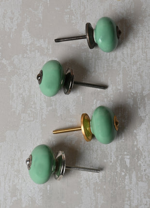 Green Ceramic Cabinet Knob