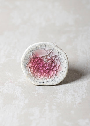 Pink Shade Ceramic Cabinet Knob