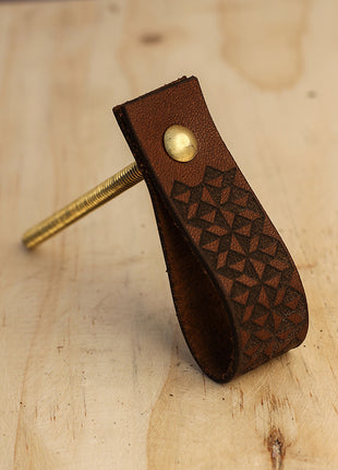 Brown Design Door Leather knob