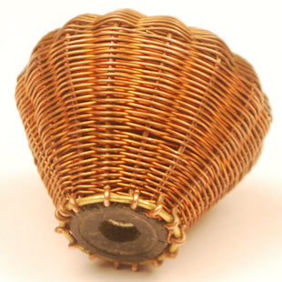 Bronze Colored Metal Wire Weaved Knob (MEDIUM)
