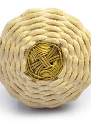 Thread and Metal Wire Weaved Cabinet Knob (Large)