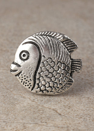 Fish Shape Metal Drawer Knob