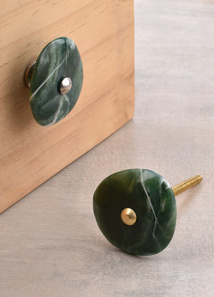 Agate Natural Gemstone Green Shade Cabinet Furniture Knobs