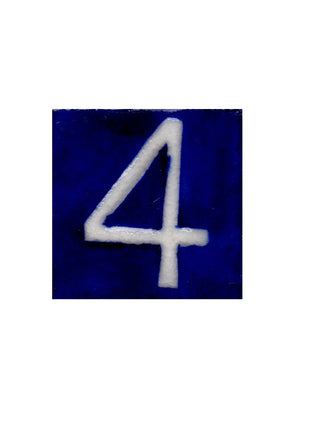 Blue Base Tile - Four Number (2x2)