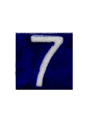 Blue Base Tile - Seven Number (2x2)