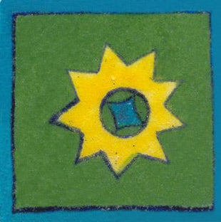 Green tile with yellow star