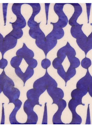 Blue and White design Tile