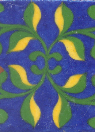 Green,Yellow, Brown and Blue Tile