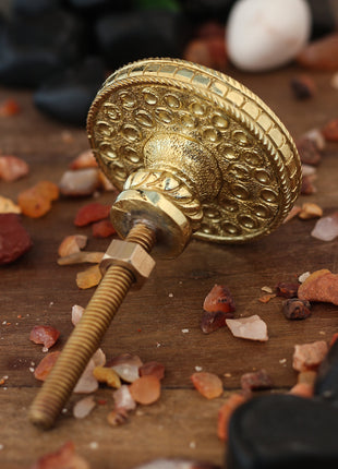 Decorative Round Drawer Solid Brass Knob