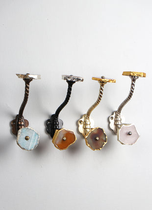 Assorted Different Color Design Wall Hanger - Agate Hangers