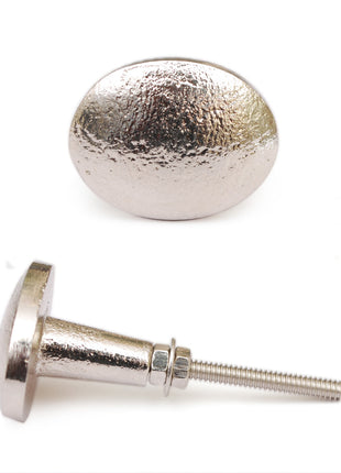 Oval-Shaped Metallic Cabinet Knob