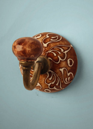 Handmade Ceramic Round Wall HooK