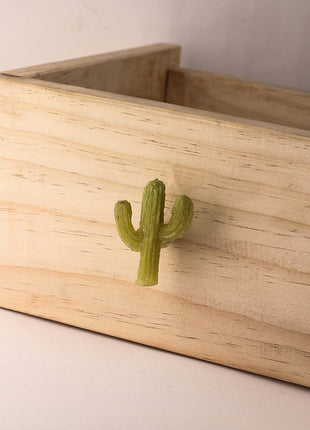 Light Green Cactus Shaped Drawer Cabinet Knob