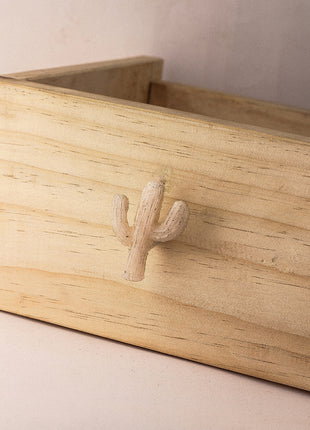 Well Designed Off White Cactus Shaped Dresser Cabinet Knob