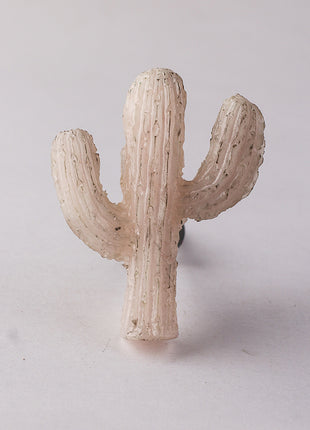 Well Designed Off White Cactus Shaped Dresser Cabinet Knob