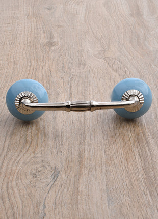 Solid Turquoise Ceramic Dresser Cabinet Pull