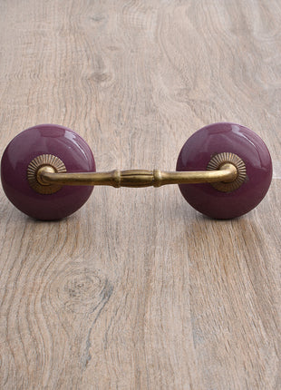 Stylish Purple Ceramic Kitchen Cabinet Pull